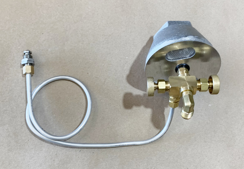 Pig Hog Cooker Burner Air Mixer Flat Face 1" I.D Pipe valve &  orifice 